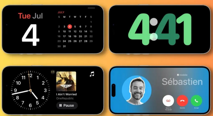 贡山苹果手机维修分享iOS17横屏充电待机显示有什么好处 