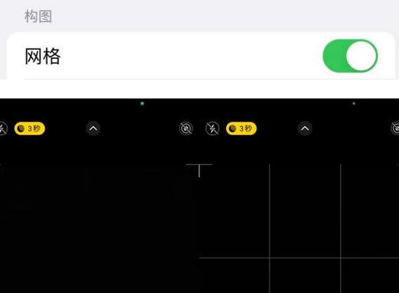 贡山苹果手机维修网点分享iPhone如何开启九宫格构图功能