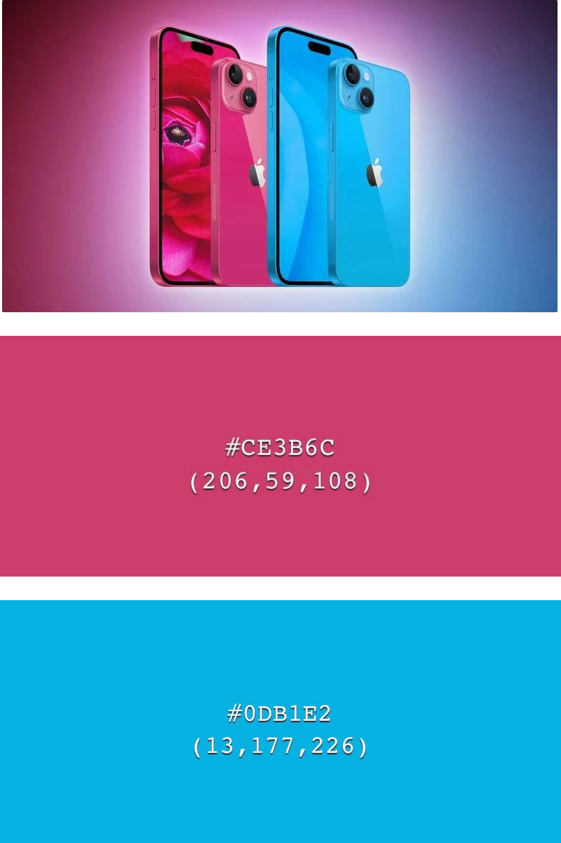 贡山苹果维修网点分享iPhone 15 系列手机有哪些配色 
