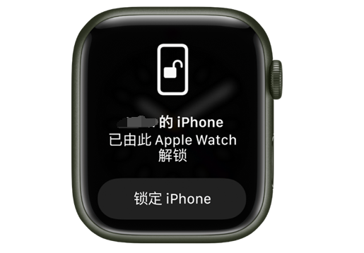 贡山苹果手机维修分享用 AppleWatch 解锁配备面容 ID 的 iPhone方法 