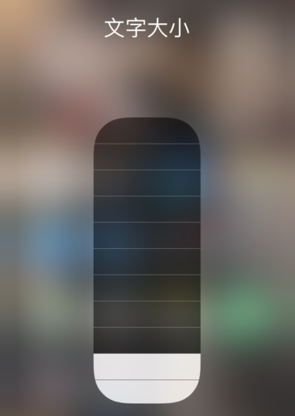 贡山苹果手机维修分享小技巧：在 iPhone 控制中心快速调节字体大小 